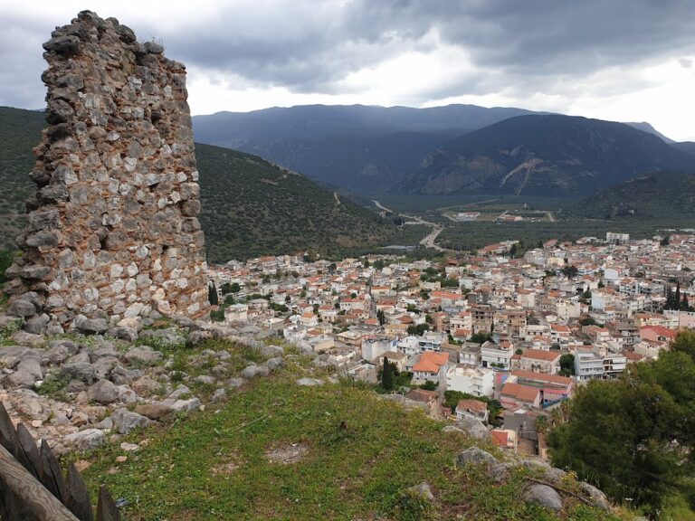 Castle of Salona: Hilltop Fortress Above Delphi, Greece