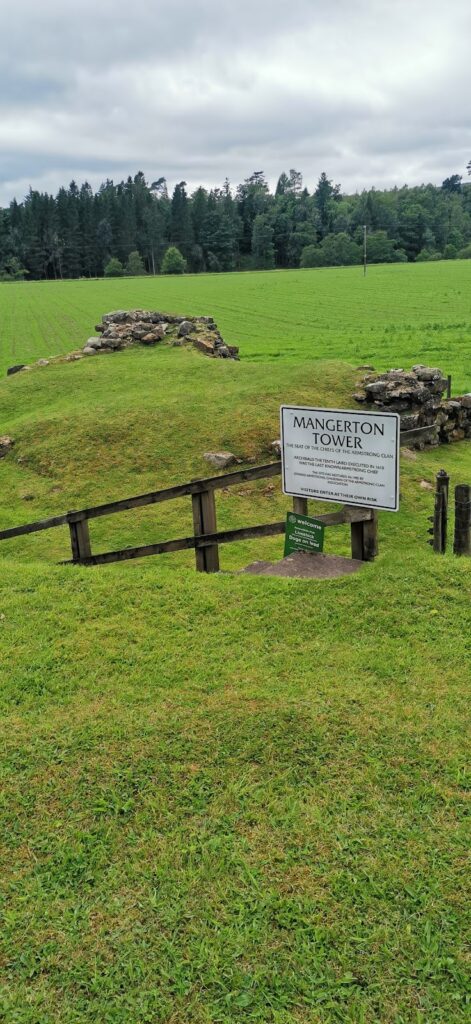 Mangerton Tower: An Armstrong Border Tower House in Scotland 1 Mangerton Tower