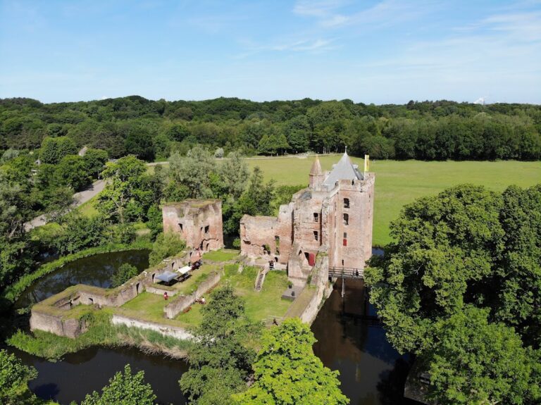 Castle Brederode: Medieval Lordship Castle at Santpoort-Zuid, Netherlands