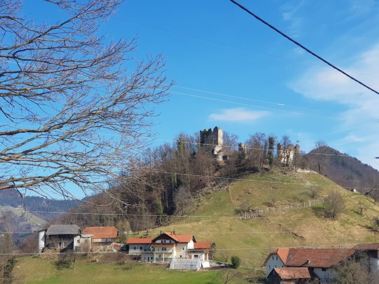 Gamberk Castle: A Medieval Hilltop Castle Ruin in Slovenia