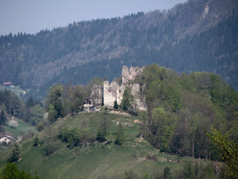 Gamberk Castle: A Medieval Hilltop Castle Ruin in Slovenia