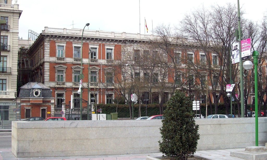 Palace of Villamejor: A Former Residential Palace and Government Seat in Madrid 1 Palace of Villamejor