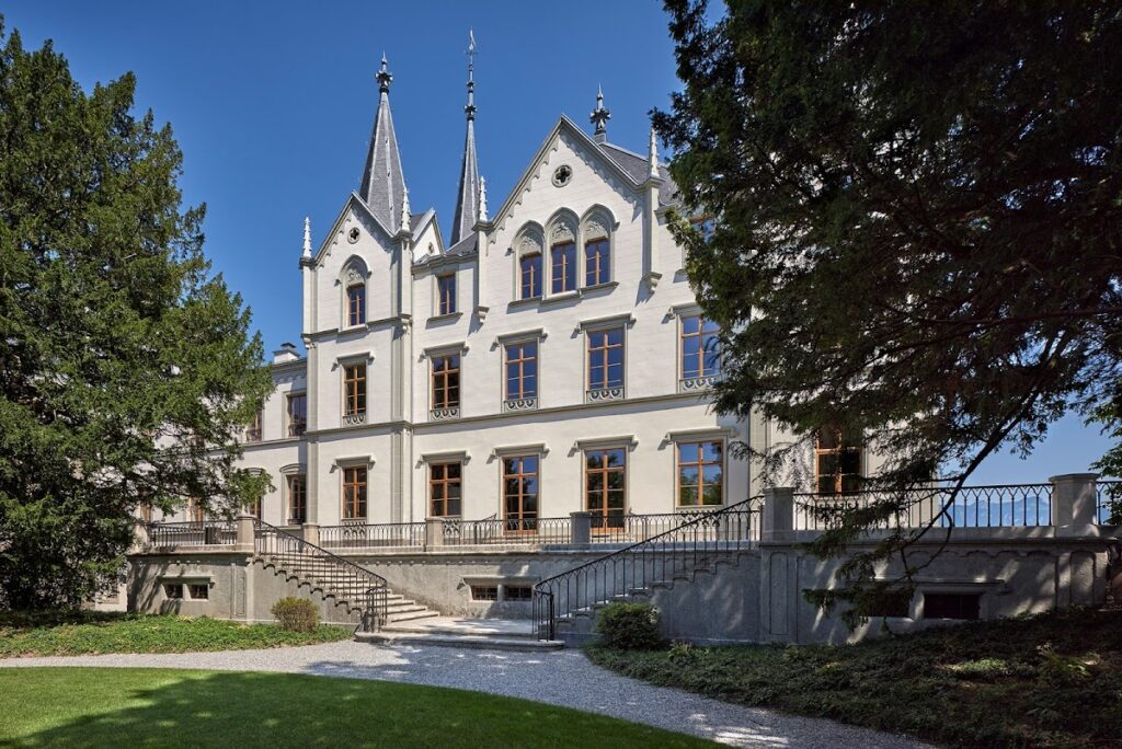 Aile Castle: A Neo-Gothic Residence in Vevey 1 Aile Castle