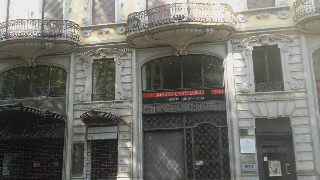 Palazzo Priotti: A Turin Landmark of Early Liberty Architecture 2 Palazzo Priotti