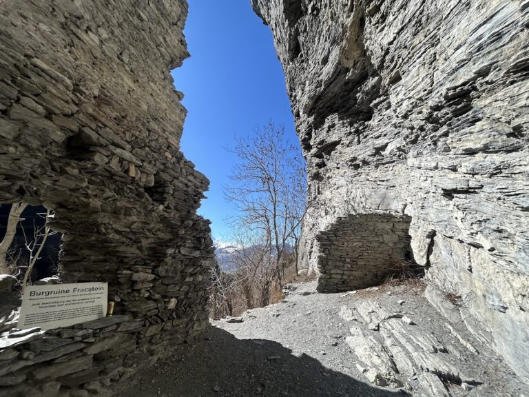 Fracstein Castle: A Medieval Valley Fortress in Switzerland