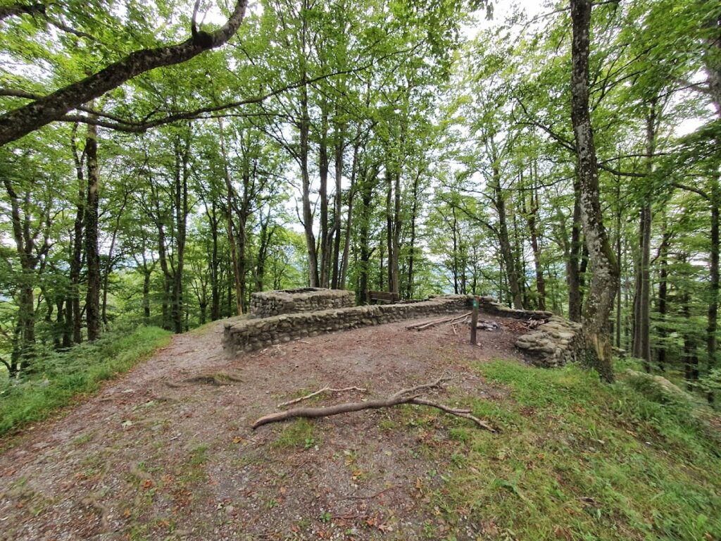 Schnabelburg Castle Ruins: A Medieval Hilltop Fortification in Switzerland 1 castle ruins "Schnabelburg" and other fortifications