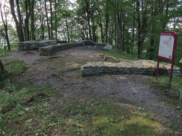 Schnabelburg Castle Ruins: A Medieval Hilltop Fortification in Switzerland