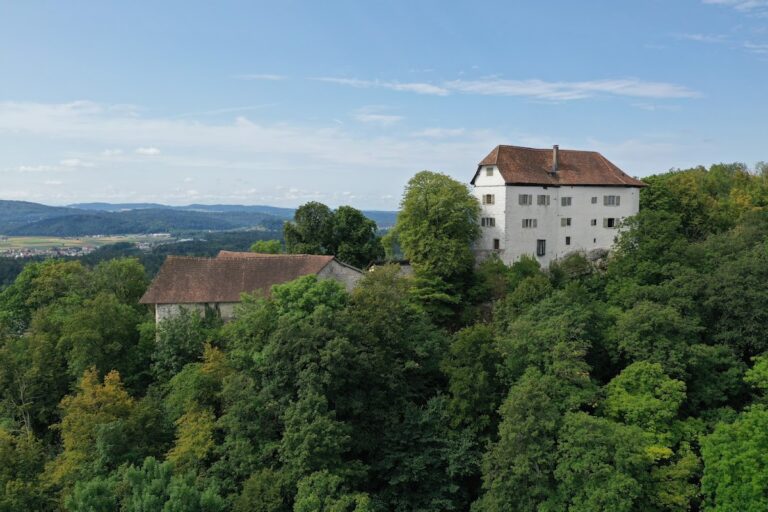 Brunegg Castle with tenant’s house: A Habsburg Border Castle in Switzerland
