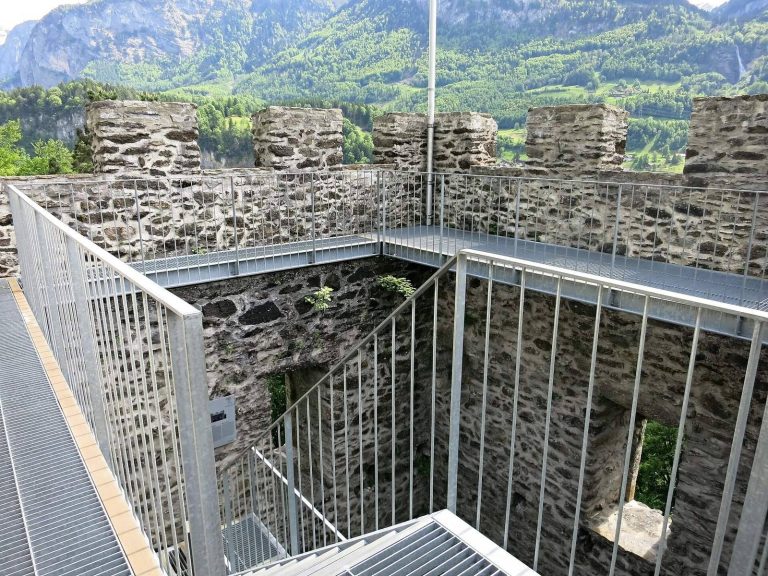 Restiturm: A Medieval Castle Ruin in Switzerland