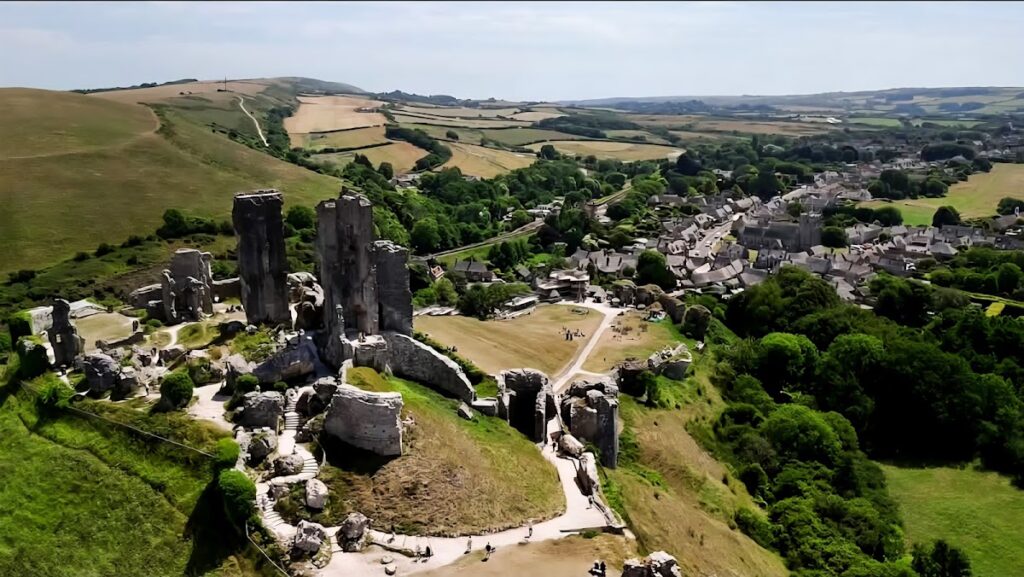 Corfe Castle: A Norman Royal Fortress in Dorset 4 Corfe Castle