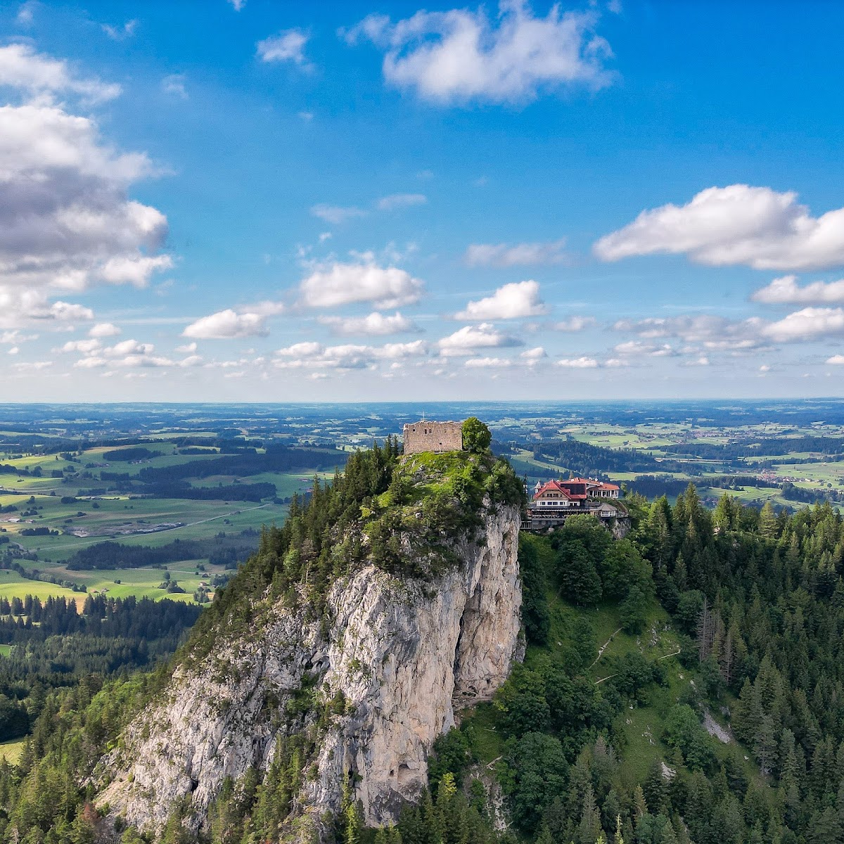 Burgruine Falkenstein Allg u Medieval Mountain Fortress And Ruin Near Burgruine Falkenstein Allg u Medieval Mountain Fortress And Ruin Near