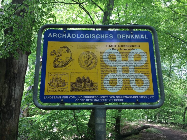 Burg Arnesvelde: Medieval Motte Castle and Local Administrative Centre