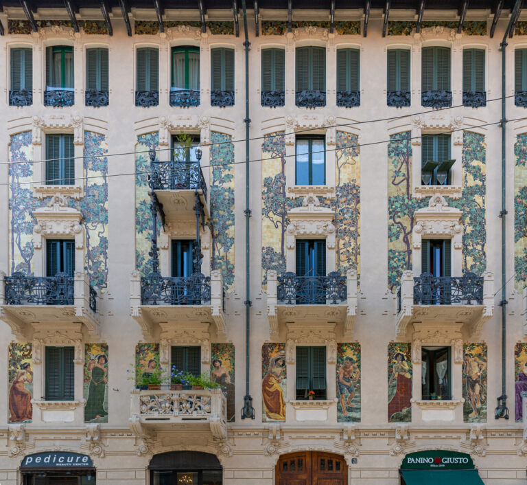 Casa Galimberti: A Milanese Liberty Residential and Commercial Building