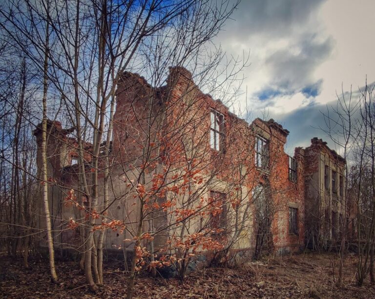 Masuny — Botho von Gamp‑Massaunen Palace: Ruined neobaroque estate and former agricultural manor