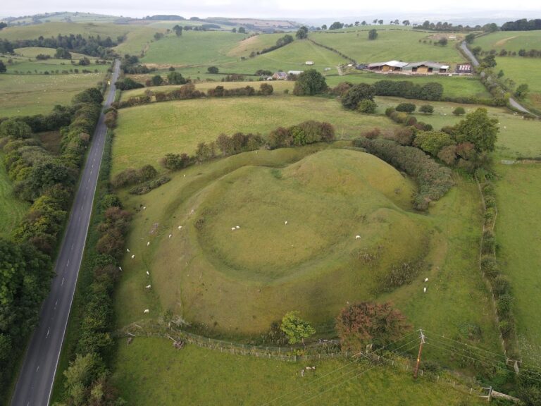 Tomen y Rhodwydd: A Medieval Motte-and-Bailey Castle in Wales