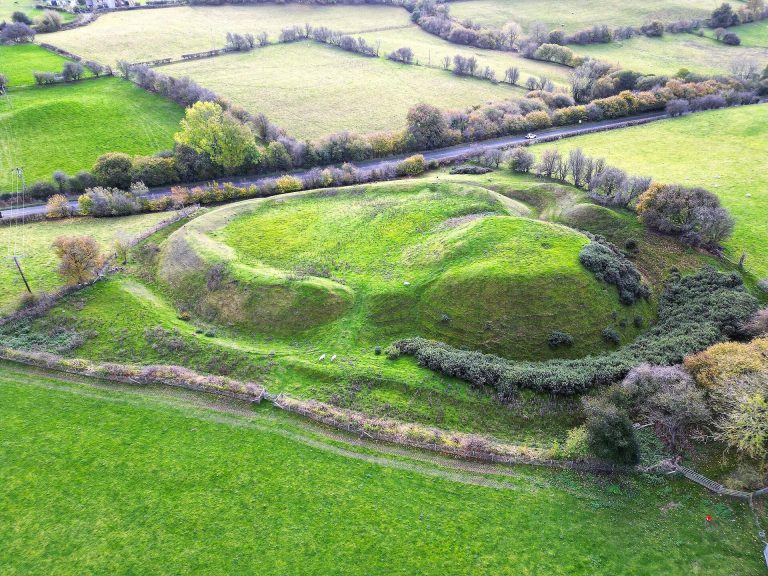 Tomen y Rhodwydd: A Medieval Motte-and-Bailey Castle in Wales