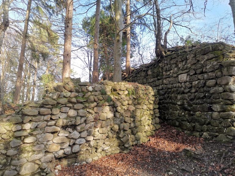 Heuberg Castle Ruin: A Medieval Hilltop Fortification in Switzerland