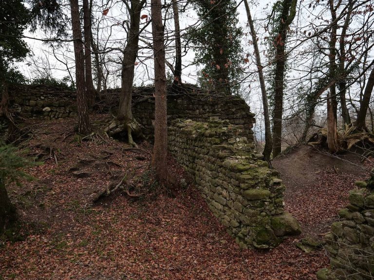 Heuberg Castle Ruin: A Medieval Hilltop Fortification in Switzerland