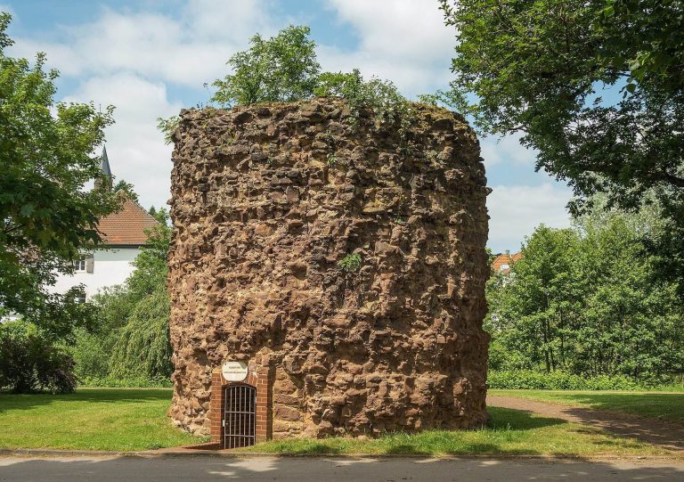 Hexenturm: Prison Tower and Remnant of Burg Püttlingen in Germany