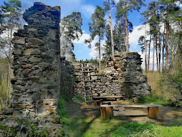 Mitrov: A Medieval Castle Ruin in Czechia