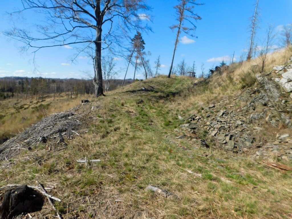 Burkvíz: A Medieval Castle Ruin in Czechia 1 Burkvíz