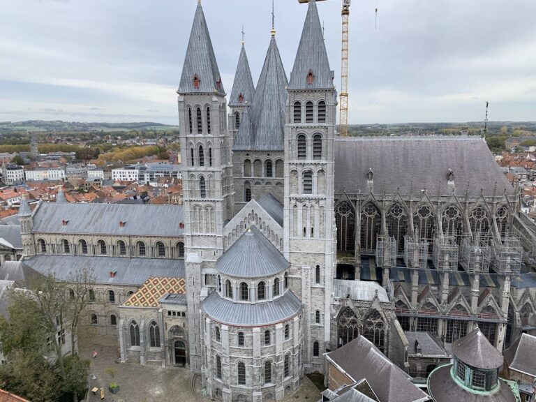 Tournai Cathedral: A Romanesque and Gothic Cathedral in Belgium