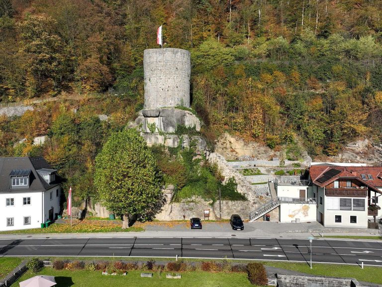 Sarmingstein Tower Ruin: A Medieval Danube Toll and Defensive Tower in Austria