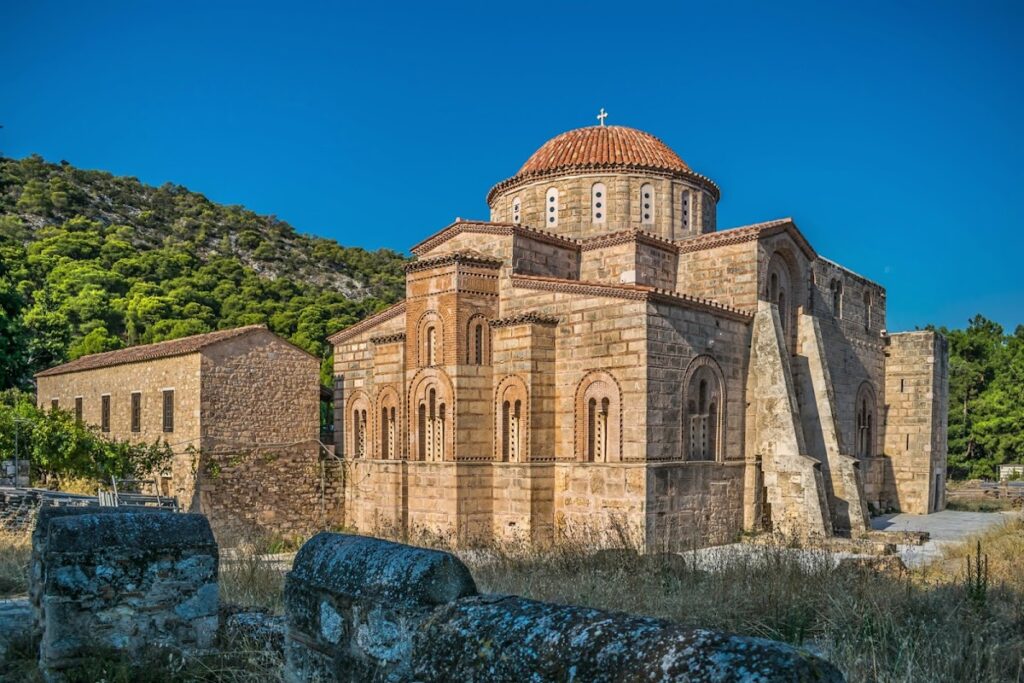 Daphni Monastery: A Byzantine Orthodox Monastic Complex in Greece 2 Daphni Monastery