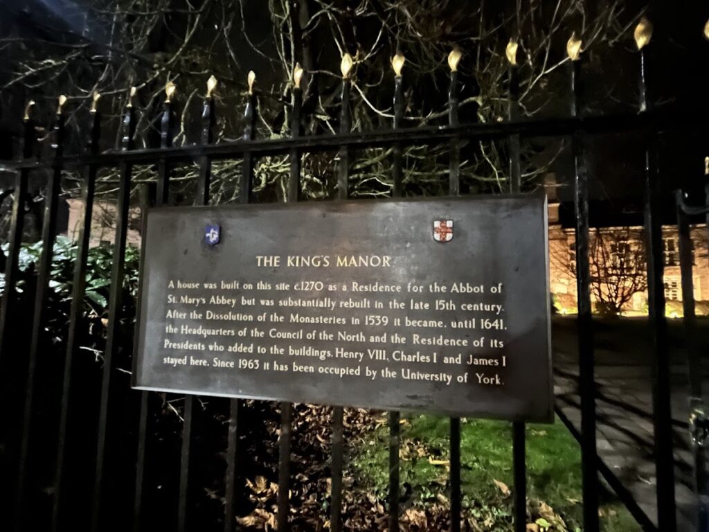 King's Manor: A Historic Administrative and Academic Building in York 2 King's Manor