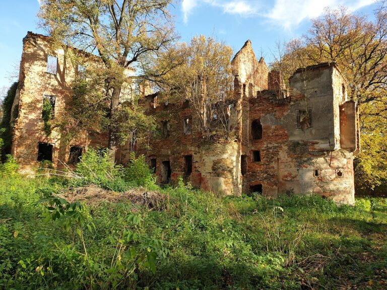 Schloss Pläswitz: A Ruined Renaissance and Baroque Palace in Poland