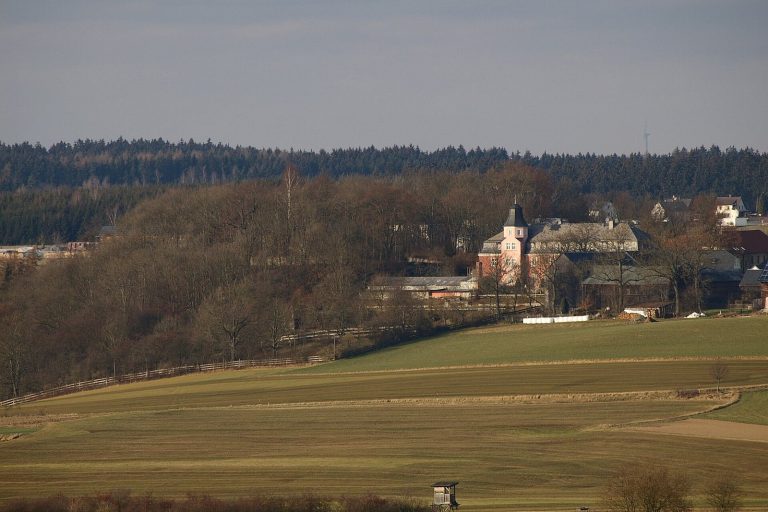 Burgruine: The Ruins of Gattendorf Castle in Germany