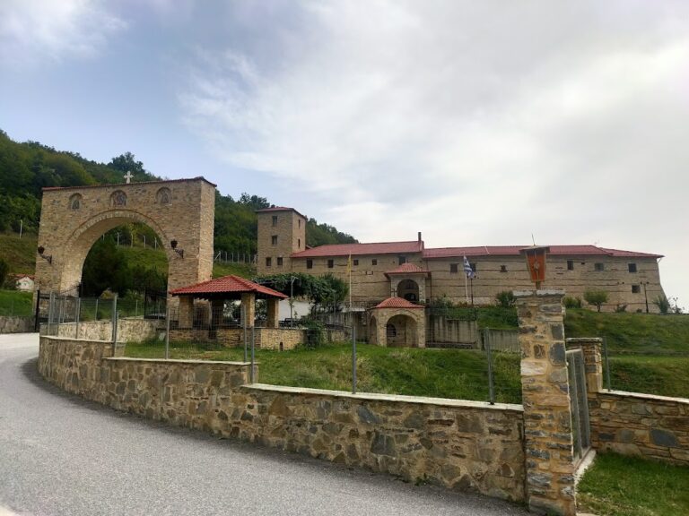 Agia Triada Monastery, Sparmos: A Historic Greek Orthodox Monastery on Mount Olympus