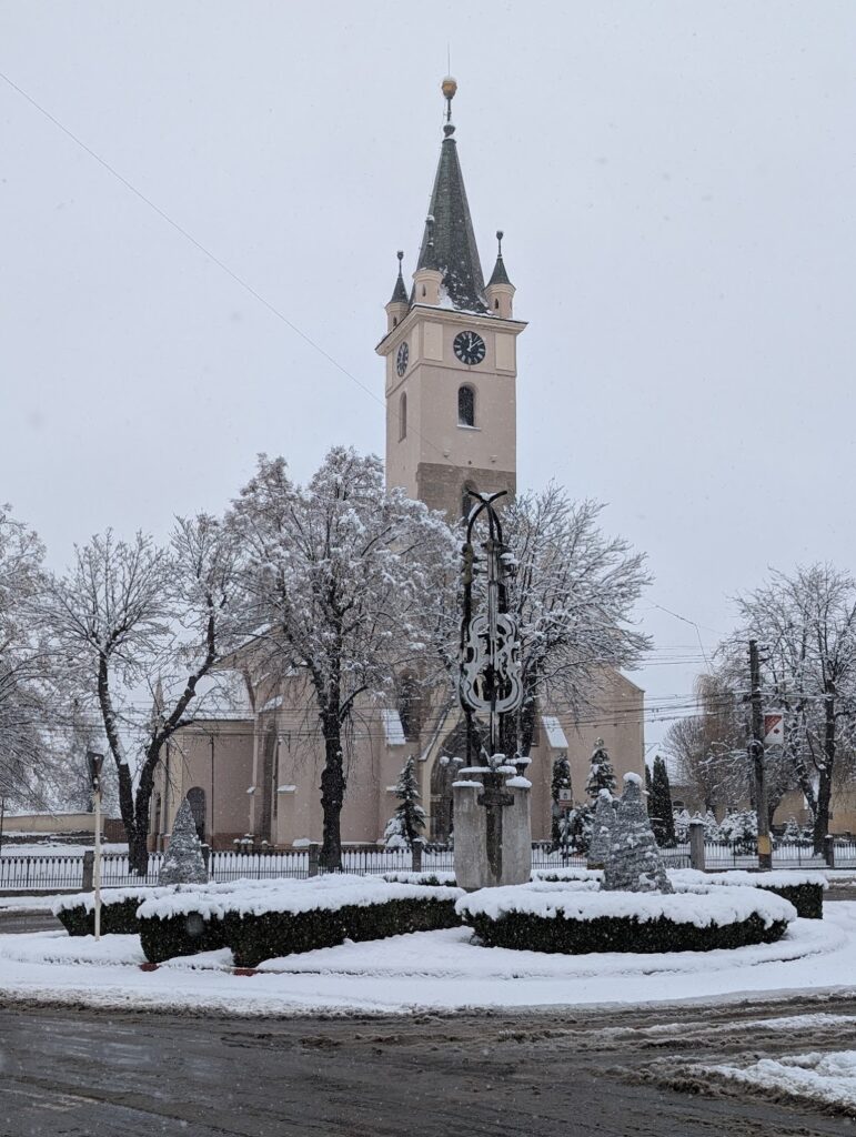 Lutheran church in Reghin