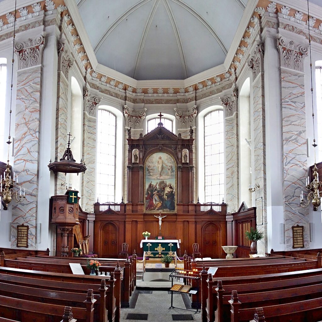 Schelf Church: A Baroque Evangelical Lutheran Church in Schwerin, Germany 3 Schelf church
