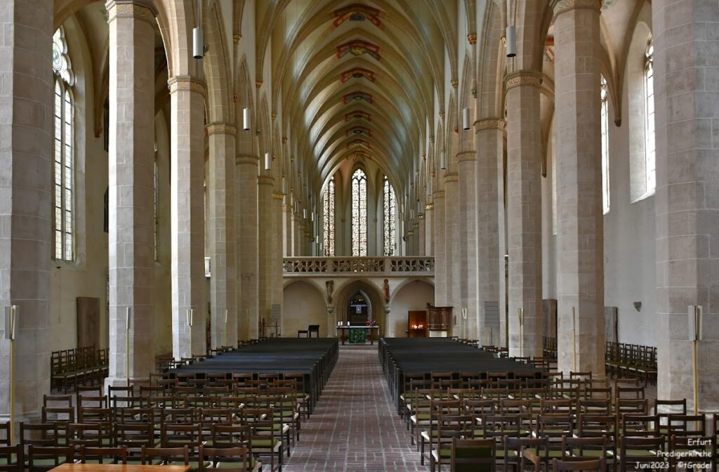 Preacher's Church: A Dominican Gothic Church in Erfurt, Germany 2 Preacher's Church