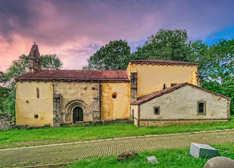 Church of Santa Eulalia, Abamia: A Historic Parish Church in Asturias