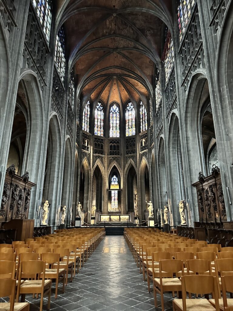 Saint Waltrude Collegiate Church: A Brabantine Gothic Landmark in Mons