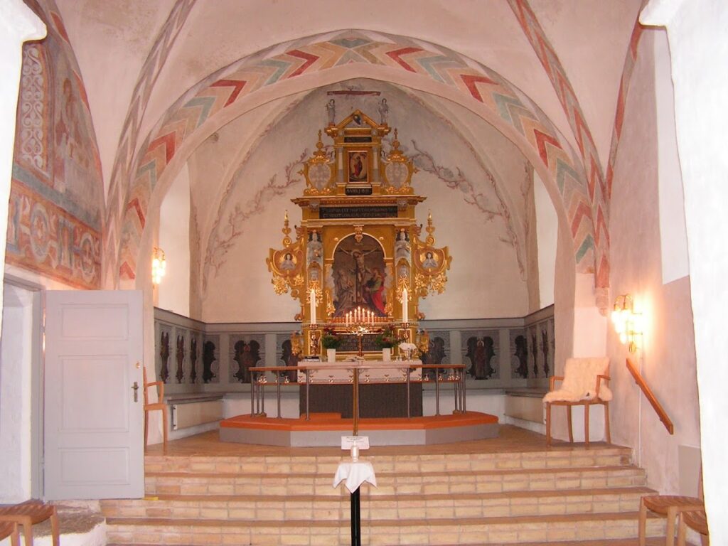 Jørlunde Church: A Romanesque Medieval Church in Denmark 2 Jørlunde church