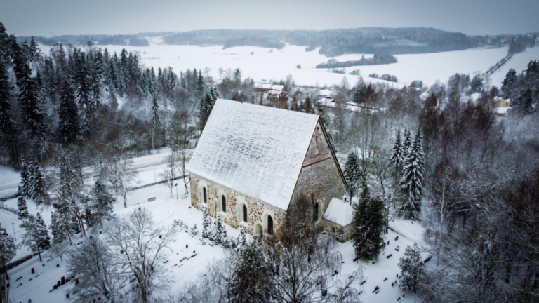 Siuntio Church: A Medieval Gothic Stone Church in Finland