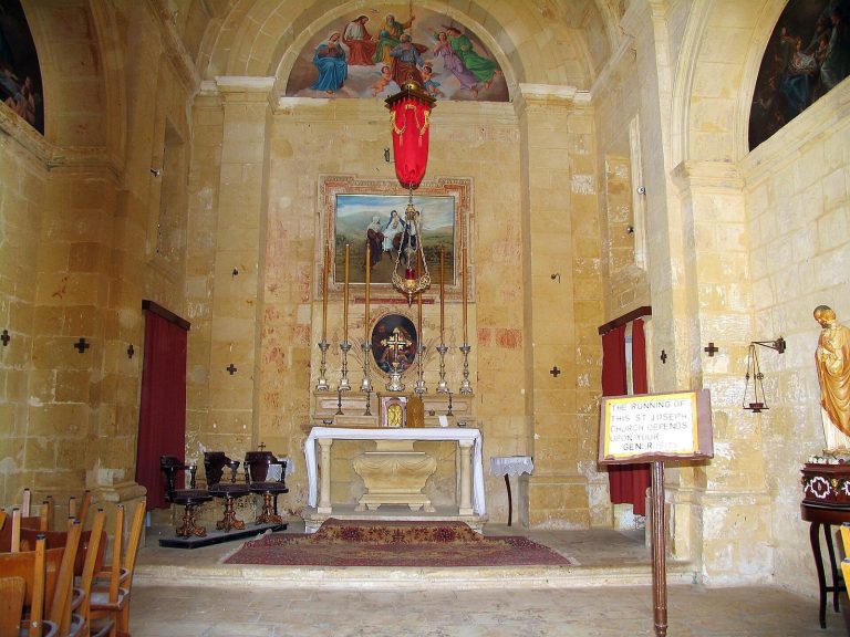 Old St Joseph’s in the Citadel: A Roman Catholic Church in Victoria, Malta