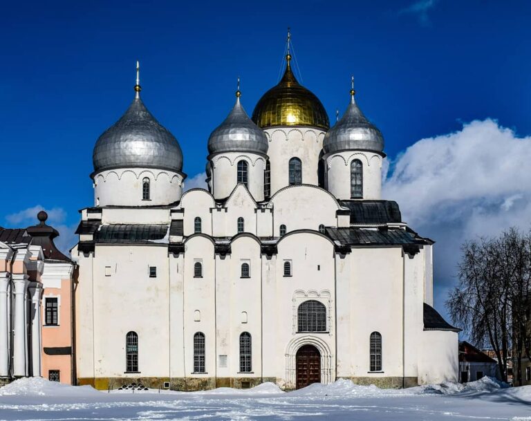 Saint Demetrius Church, Veliky Novgorod: A medieval Orthodox parish church in Russia