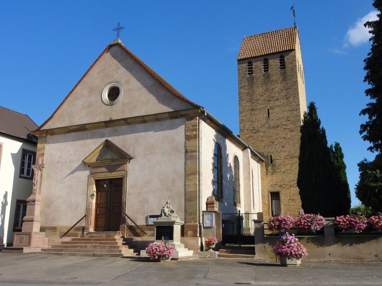 Église Saint-Arbogast d’Offenheim: A Romanesque Church and Historic Bell Tower in France