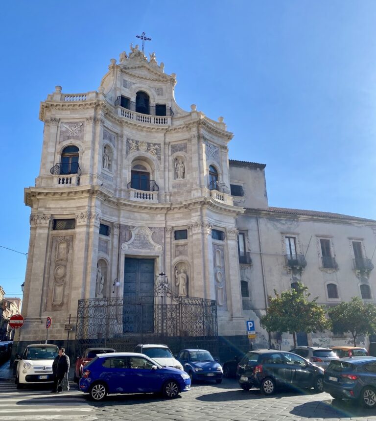 San Placido: A Late-Baroque Church and Former Benedictine Nunnery in Catania