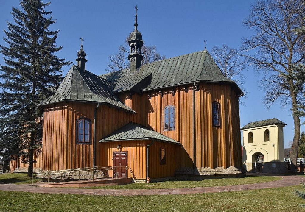 Saint Stanislaus church in Humniska
