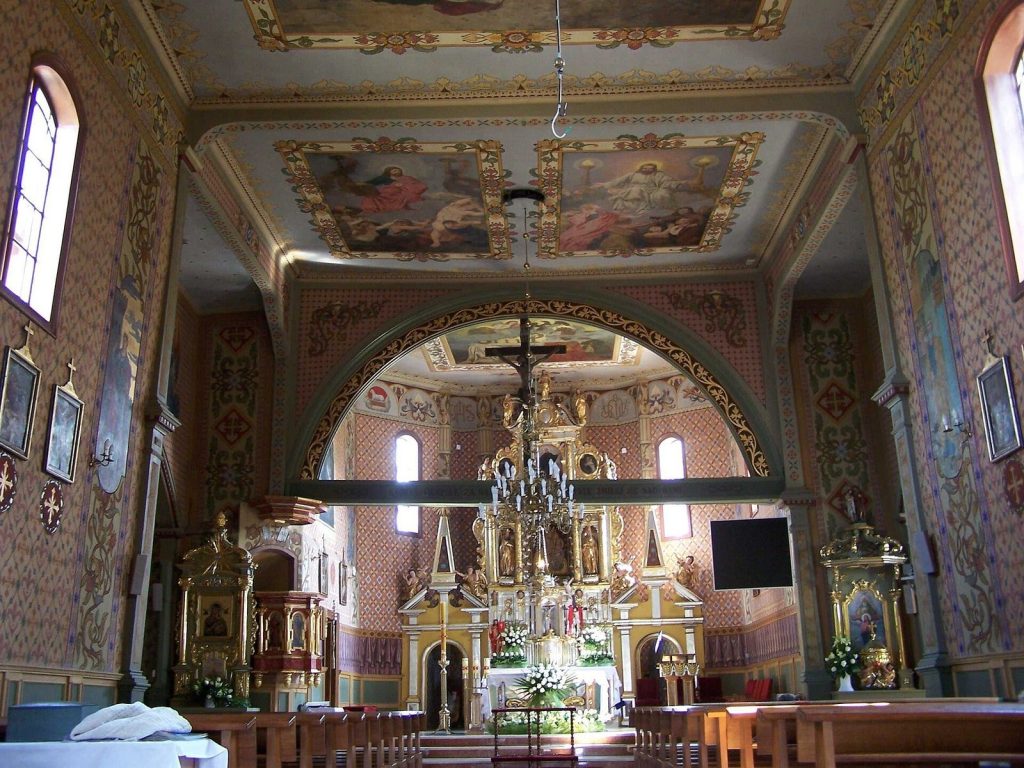 Saint Stanislaus church in Humniska