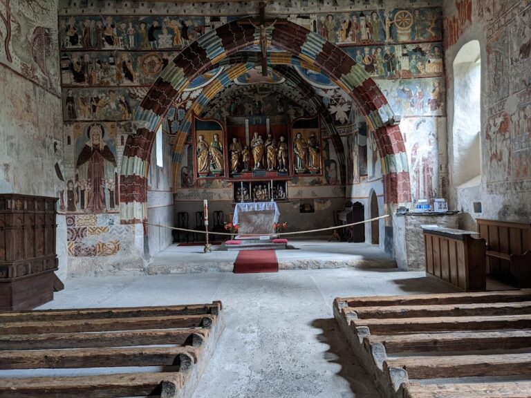 Sogn Gieri: A Medieval Painted Church near Rhäzüns