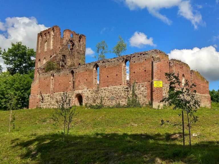 Ruins of the Lutheran Church in Borki, Poland