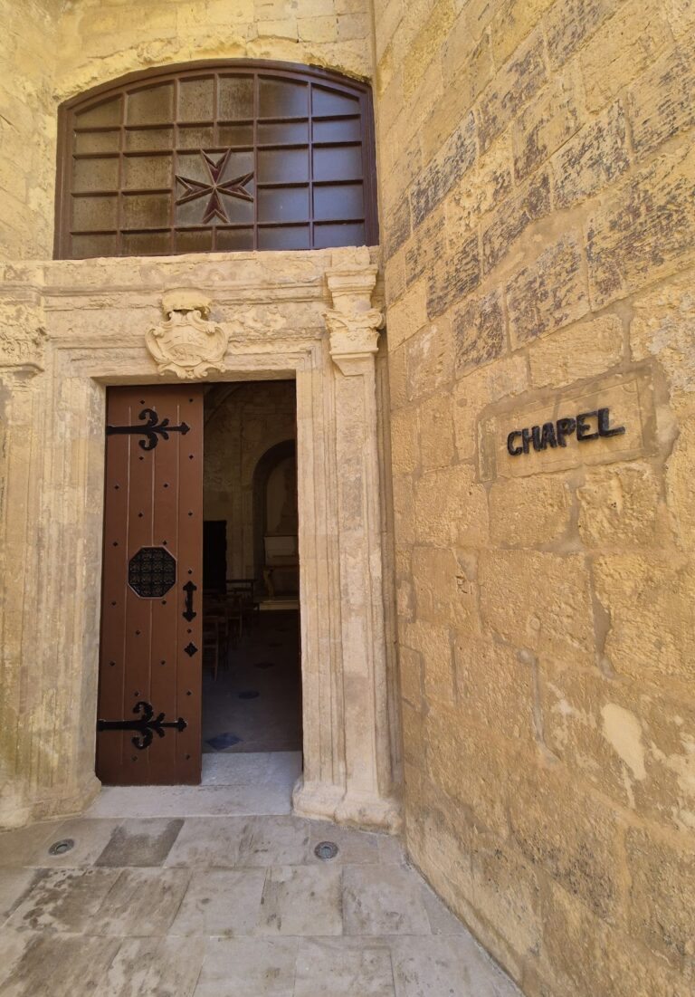 The Chapel of St. Anne in Valletta, Malta: a small Roman Catholic chapel