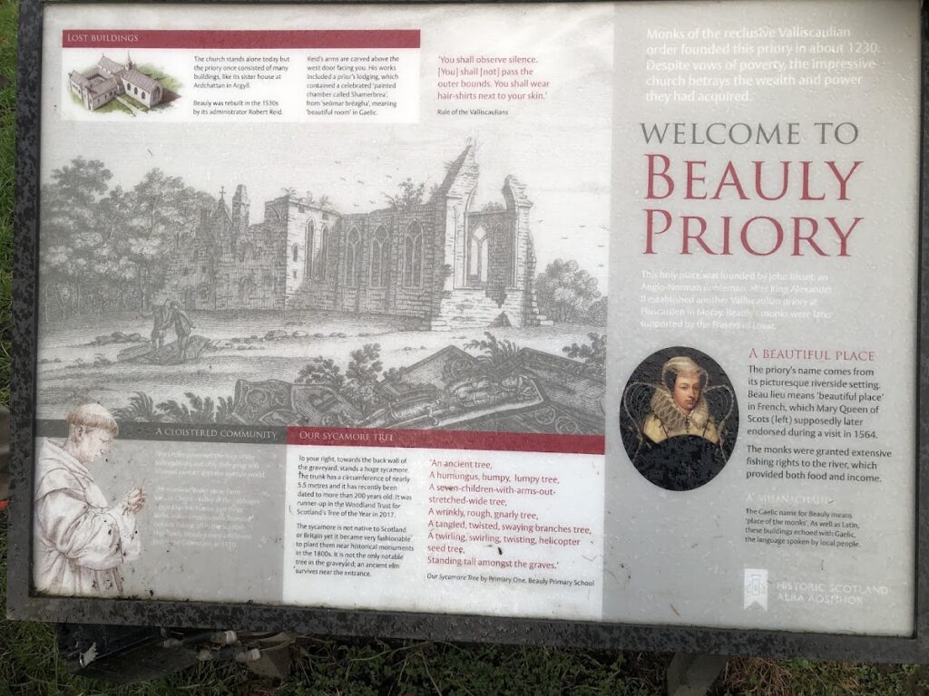 Beauly Priory: A Valliscaulian and Cistercian Monastic Church in Scotland 4 Beauly Priory