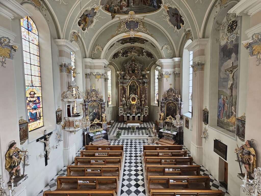 Parish Church of Saints Martin and Nicholas, Wiesing: A Baroque Church in Austria 2 Pfarrkirche hll. Martin und Nikolaus, Wiesing